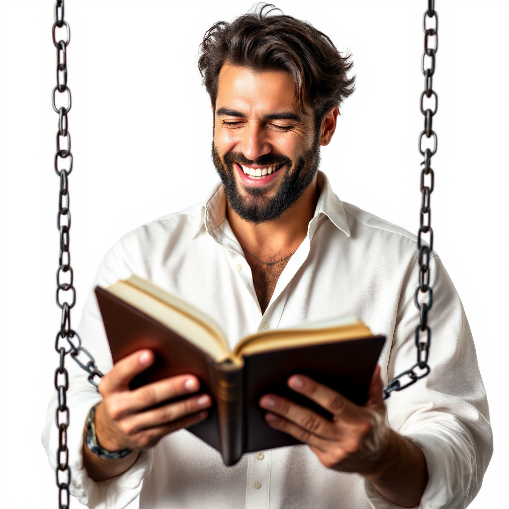 HOMEM LENDO BIBLIA